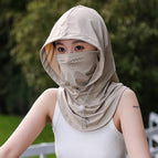 Khaki [cycling integrated hat]