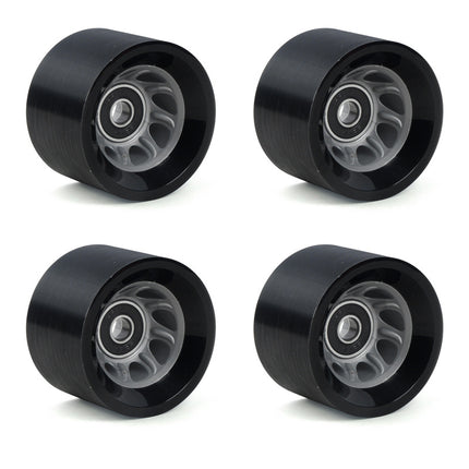 Double-row roller skates wear-resistant carpool four-wheel skates high hardness speed pulley roller skates skateboard universal Pu wheel