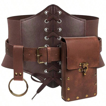 Amazon Independent Station Steampunk Mobile Phone Bag Medieval Bag Belt Renaissance Cosplay Clothing