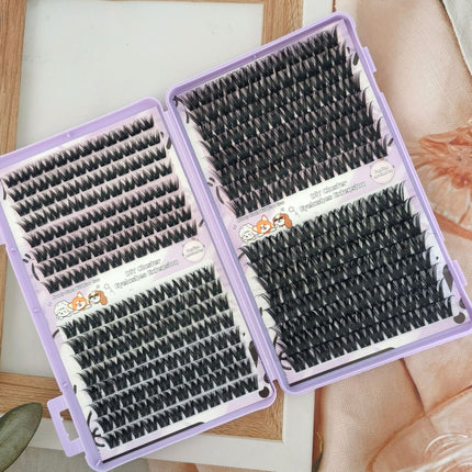 European and American Popular Wm 12 Amazon DIY Self-Grafting Set False Eyelashes European and American Thick New Cross-Border False Eyelashes
