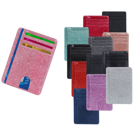 Portable Ultra-thin RFID Card Case Large Capacity Card Case Exquisite Pupi Multi-card Bank Card Credit Card