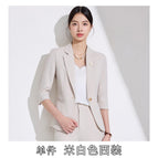 One-piece creamy-white suit / S