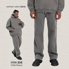 Straight-leg pants - gray / S