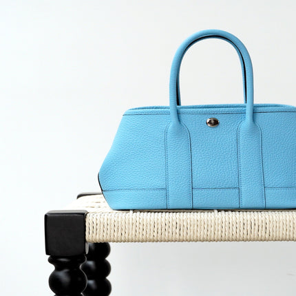 Handmade Waxed Thread 23Mini Garden Bag Ntogo First-Layer Cowhide Fashion Handbag High-End Feel Hand-Held Shoulder Bag