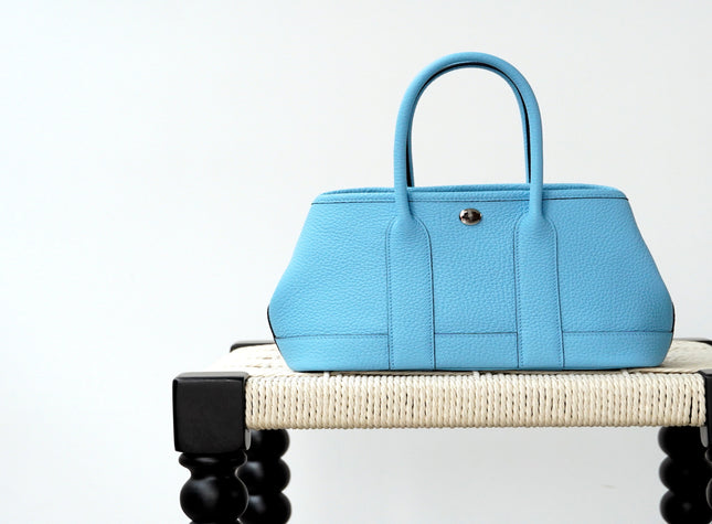 Handmade Waxed Thread 23Mini Garden Bag Ntogo First-Layer Cowhide Fashion Handbag High-End Feel Hand-Held Shoulder Bag