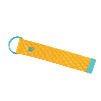 New 32mm Japanese and Korean Ins Style Dopamine Color DIY Keychain Ribbon Lanyard Embroidered Canvas Strap Korean Strap