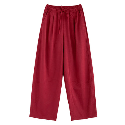 Wide-Leg Pants for Women Summer 2025 New Petite Straight Pants Loose High-Waisted Drape Floor-Length American-Style Cargo Pants
