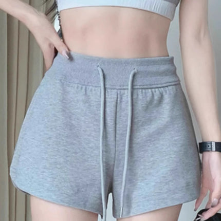 Shorts Women's Casual Autumn New High Waist Loose Bottoming Shorts Sexy Spice Girls Outer Wear Hip Hot Pants Grey Trendy