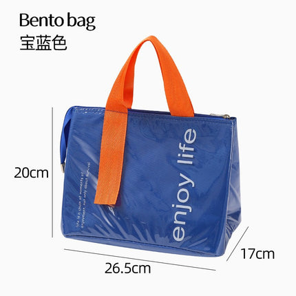 Lunch Bag for Office Workers Large Capacity Lunch Insulation Bag Thickened Aluminum Foil Outdoor Camping Dopamine Picnic Insulation Bag