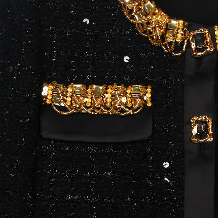 Fashion Socialite Light Luxury Socialite High-end Elegant Design Sense Fragrant Style Coat