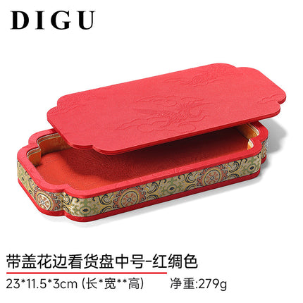 Di Gu Palace Style Jewelry Jewelry Plate Bracelet Necklace Look at Pallet Play Bracelet Storage Plate National Style Display Props