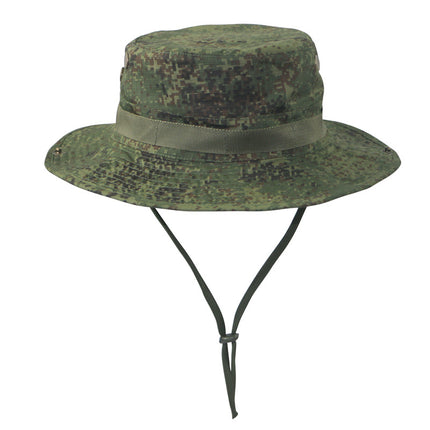 Camouflage Tactical Penny Hat suit Multifunctional Outdoor Fishing Hat Fisherman Hat Sunscreen Protective Breathable Round Edge Hat for Men
