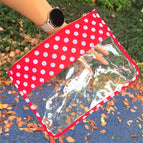 Red polka dots / 20*15cm