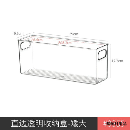 Desktop Storage Box U-Port Transparent Acrylic Cosmetic Mask Bathroom Skin Care Product Perfume Workstation Dressing Table Basket