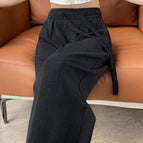 Black-cool ice silk [high-quality fabric] / M