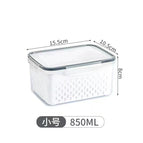 Small + drain basket (grey)