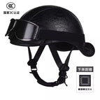 M / 3c plaid black + karting goggles (comes with cycling face towel)
