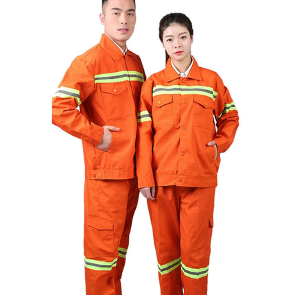 Spring, Autumn and Winter Sanitation Work Clothes Suit, Cotton-Padded Clothes, Reflective Clothes, Cleaning Road Maintenance Workers' Work Clothes, Cotton-Padded Jackets, Labor Protection Clothes