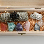Eight kinds of rough stone gift box-type d