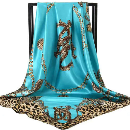 Special selling large square scarf abroad gifts spring and autumn silk scarf shawl large square 90*90cm simulation silk scarf