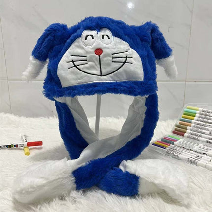 Factory direct tremolo hat ears will move cute rabbit hat net red dancing music airbag cap a generation of hair