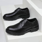 leather shoes 3889 black / 38