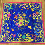 06 Blue Yellow Flower / 90cm