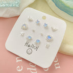 —2 blue heart star butterfly