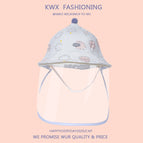 Pink clouds with zipper mask / 45CM recommended 3-6 months