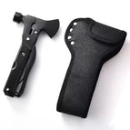 Black aluminum handle black axe hammer + hard nylon bag packaging