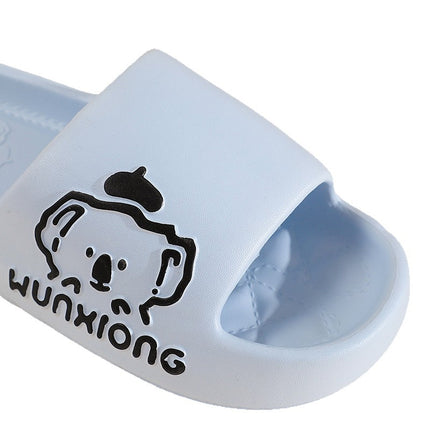 Student Dormitory Home Indoor Bathroom Bath Non-Slip Slippers Women's Eva Soft-Soled Thick-Soled Slippers Cute Slippers