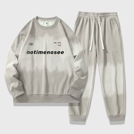 Casual Sports suit Men's Spring and Autumn Fashionable Brand Men's Sweat Sports Foot Pants with Fashionable Casual All-Match