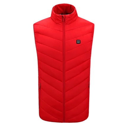 New (single control area 9, double control area 9) intelligent constant temperature carbon braze heating vest S-6XL