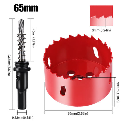 M42 bimetal hole opener woodworking iron pipe aluminum gypsum board drill hole opener PV woodworking suit