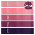 Pink gradient [five-piece set] including cloth bag