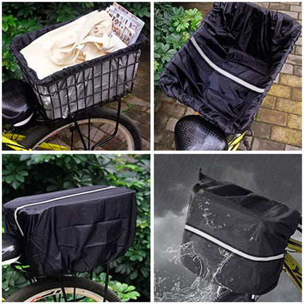 Factory wholesale bicycle basket waterproof lining waterproof dust cover bicycle basket protection cover