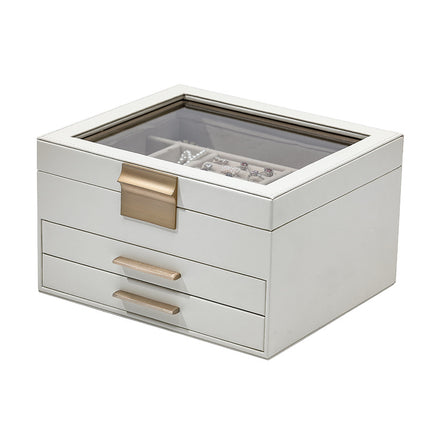New Cross-Border Sunroof Style Noble Jewelry Storage Box Necklace Earrings Earrings Exquisite Bracelets Bracelet Jewelry Gold