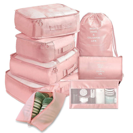 Travel Twill Storage Bag, Seven-Piece Set, Eight-Piece Set, Nine-Piece Set, Clothing Sorting Bag, Travel Storage Bag