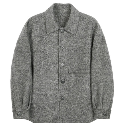 High Luxury Series Autumn and Winter Lazy Casual Light Mature Warm Jacket Coat Double-Sided Wool Wool Commuter Short Coat for Men