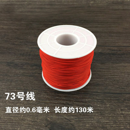 Red braided line diy jewelry accessories Chinese tie line red rope hand rope necklace hand braided material strands