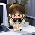 20cm (no skeleton) / Small dizzy fried hair dark moon clothes