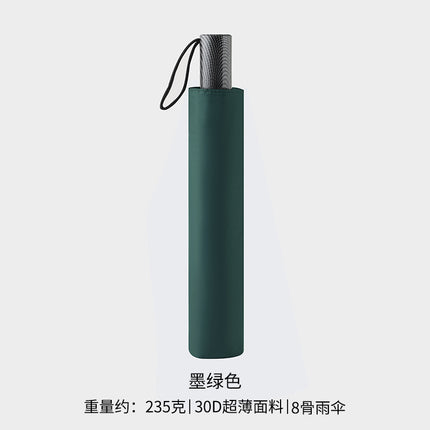 115cm Double Enlarged Ultra-Light Umbrella, Sunny and Rainy Umbrella, Dual-Use Vinyl Sunscreen Sun Umbrella, Carbon Fiber Manual 70% off Umbrella