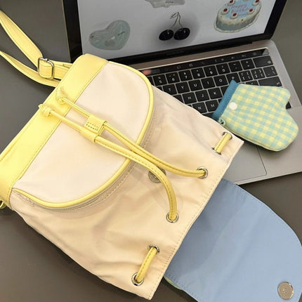 Summer Button Small Backpack 2023 New Spring and Summer Cute Small Schoolbag Mini Small Bag Backpack for Women