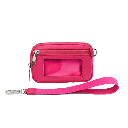 In stock Amazon lulu same multi-functional fashion women's wrist bag portable simple bank card mini coin purse