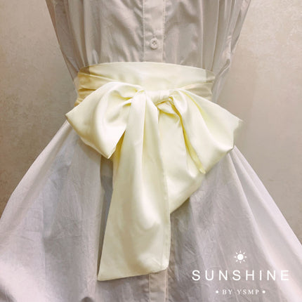 Bow Tight Waist Belt dress Decorative Strap Women's Skirt Waist Cover Wide Belt