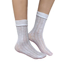 37 white sweetheart rhombus pattern / Free size