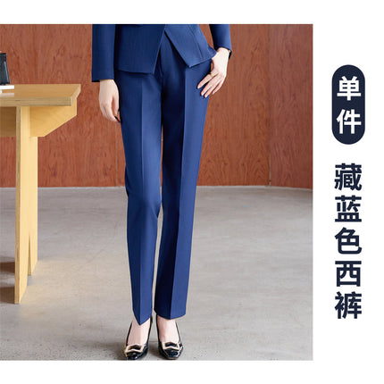High-End Spring & Fall Hotel Front Desk Professional Wear Long-Sleeved Sales Department Reception 4S Store Sales Consultant Fashion Suit Suit