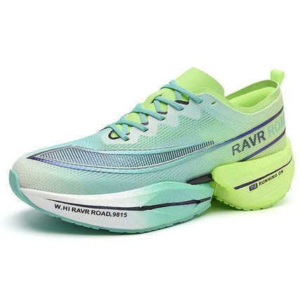 Summer New 2025 Breathable Carbon Plate Running Shoes for Men and Women Running Shock-Absorbing Popcorn Versatile Outdoor Sports Shoes for Men