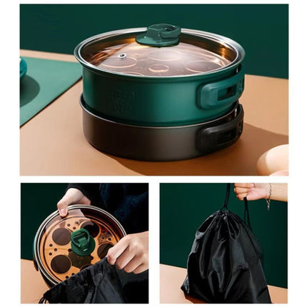 Portable Electric Cooking Pot Travel Detachable Pot Electric Frying Pan Dormitory Mini Pot Uk Standard Wholesale 110V Us Standard Electric Heating Pot