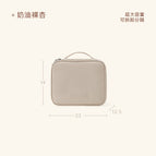 Cream naked apricot [large capacity, six partitions for precise storage, dry and wet separation waterproof bag]